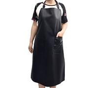 Apron Waterproof Apron Kichen Apron Work Without Pocket - Adjustable for Men & Women Water and Oil Resistant for DishWashing, Lab Work, Butcher, Dog Grooming, Cleaning Fish