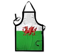 Apron | Welsh Flag Design | Cooking Apron | Unisex | Baking Apron | Cymru Design | Wales Apron | Cooking Tabard | Adult Apron | Wales Pinny | Cooking Pinafore | Chefs Apron | BBQ Apron