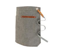 Apron With Pockets | Work & Cleaning Utensils For Service - Half Body Apron With Pockets | For Home, Pub, Cafe, Restaurant, Apartment, Cottage, Waiters & Waiters, grey, Consulte la descripción