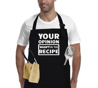 APRONPANDA Funny Cooking Aprons for Men and Women Chef, Adjustable BBQ Grill Apron with Pockets - Fathers Day Birthday Gifts for Women, Wife, Husband, Mum, Dad