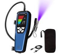 Aprvtio ALD-100 Refrigerant Freon Leak Detector, HVAC Freon Leak Detector with 3000 mAh Battery, 2.8' Large Screen, Visual and Auditory Alarms, Sensitive AC Leak Detector for R32 R134a R454B R410A R22