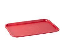 APS 00530 Fast food tray, 35 x 27 cm, H: 2 cm, Polypropylenee, red