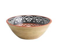 APS 1055 Mango Wood Bowl with Epoxy Resin Coating Inside, Diameter 30 cm, 3 Litres, Fruit Bowl, Salad Bowl