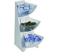 APS 11444 Multi-Rack, Kitchen shelf, rack, portion chute, portion dispenser, dispenser, 18/0 stainless steel, volume per chute 1 litre capacity, 3 levels