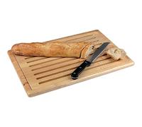 APS 2321 CF029 Thick Slatted Wooden Chopping Board | Heavy-duty timber prep surface resists warping, providing a stable base for busy commercial kitchen services.