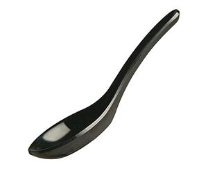 APS 2444 GF068 Black Melamine Spoon - Black