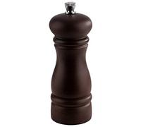 APS 40575 Salt Mill Beech Wood Ceramic Grinder Diameter 5.5 cm Height 15.5 cm, Brown
