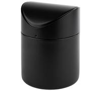 APS 40800 Table Waste Bin Stainless Steel Black Diameter 12 cm Height 17 cm