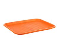 APS 534 Fast Food Tray, Shatterproof, Made in Germany, 35 x 27 x 2 cm, Orange
