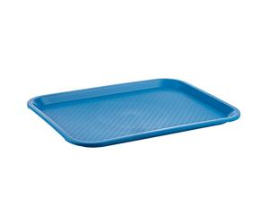 APS 539 Fast Food Tray, Shatterproof, Made in Germany, 35 x 27 x 2 cm, Blue