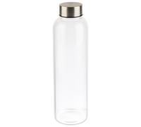 APS 66907 Drinking Bottle/Glass Bottle, 6.5 x 6.5 cm, Height 23.5 cm, Diameter 6.5 cm, 0.55 Litres, Transparent