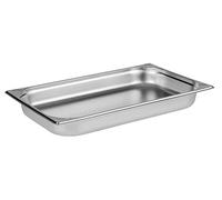 APS 81102 GN Container 1/1, Gastronorm Container Stainless Steel/Dimensions 32.5 x 53 cm/Depth 6.5 cm/Volume 9 Litres