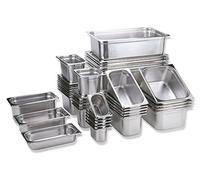 APS 81306 GN 1/3 Container, Stainless Steel Gastronorm Container, Dimensions 176 x 325 mm, Height 1500 mm, Volume 5.7 litres, Stainless Steel Colours