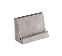 APS Card holder, set of 2, place card holder, stand, concrete, incl. 30 labelling cards, 15 x white and 15 x black