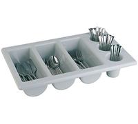 APS CB675 Plastic Cutlery Dispenser | Organises forks, knives and spoons in busy buffet setups; built for high-volume commercial catering environments.