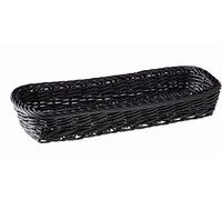APS Cutlery Basket, Polypropylene, black, 27 x 10 cm Height: 4.5 cm.