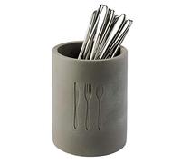 APS Cutlery container Element - high-quality container made of concrete with silicone base insert to protect knife tips and furniture friendly underside