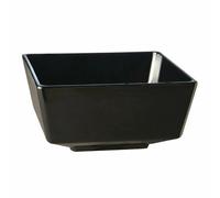 APS Float Bowl Black Square Serving Soup Plate Canteen Dinner Tableware - 5"