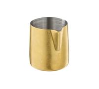 APS Flow 10306 Pourer/Milk Jug 18/8 Stainless Steel PVD Coated Vintage Look 150 ml Diameter 6 cm Height 6.5 cm Gold