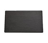 APS GF072 Slate Melamine Platter, 1/3 GN