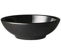 APS GF143 Melamine Round Bowl, 4.5 cm Item Height, Pure Black