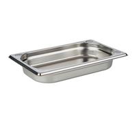 APS GN 1/4 container, stainless steel Gastronorm container, dimensions 264 x 162 mm/height 40 mm/volume 1.0 litres