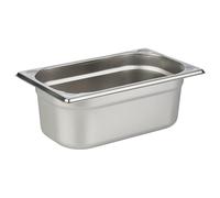 APS GN 1/4 Container, Stainless Steel Gastronorm Container, Dimensions 265 x 160 mm/Height 100 mm/Volume 2.8 litres