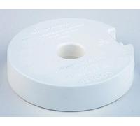 APS Ice Pack Cooling Element White Round Plastic Cooler 10.5 x 10.5 cm Filled with Coolant, Non Toxic, Easy to Freeze in Freezer, Unlimited Reusable