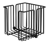 APS 11771 Cutlery Holder & Stand, Stainless Steel, Black