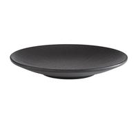APS Nero 85063 Plate Diameter 21 cm Height 3 cm Melamine Black