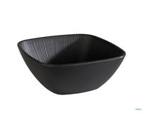 APS Nero 85071 Bowl 19.5 x 19.5 cm Height 8 cm Melamine Black 1.5 litres