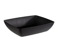 APS Nero 85276 GN 1/2 Bowl 32.5 x 26.5 cm Height 7.5 cm 3.5 litres Black