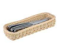 APS Polypropylene Rectangular Rattan Basket 270x100mm