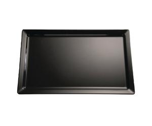 APS Pure Melamine Tray Black GN 1/2 - GF123
