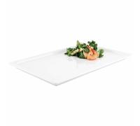 APS GD101 Rectangular Buffet Tray, 1/2 GN, White