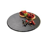 APS Revolving Serving Platter / Cheese Board - Hand Wash Only - Slate - 320mm