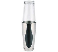 APS S766 Boston Shaker and Glass | Heavy glass base prevents tipping during vigorous shaking, providing commercial stability for busy cocktail bars.
