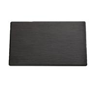 APS Slate Effect Platter in Dark Grey Made of Melamine - 325x265mm