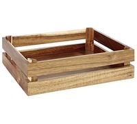 APS Superbox Buffet Crate Acacia GN1/2 290(W) x 350(L) mm | 11 2/3 x 13 3/4"