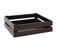 APS Superbox Buffet Crate Black GN1/2 290(W) x 350(L) mm | 11 2/3 x 13 3/4"