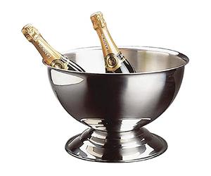 APS U217 Champagne Bowl | Keeps multiple bottles chilled with plenty of ice during large events; durable, rust-resistant and easy to wipe clean.