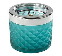 APS Wind Ashtray, Ø 9,5 cm, H: 8 cm, Glass in Turquoise