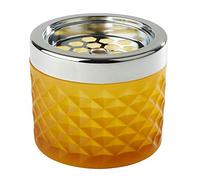 APS Wind Ashtray, Ø 9,5 cm, H: 8 cm, Glass, Matte Yellow