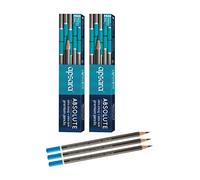 Apsara Absolute Extra Dark & Strong Premium Pencil | Set of 2 (20 Pencils) with 2 Eraser & 2 Sharpner