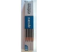 Apsara Platinum Extra Dark Pencils 1 Pack X 10 Pencils + Eraser and Sharpner Free