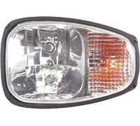 APSMOTIV 12V Front Headlight Headlamp for JCB 2CX 3CX 4CX Backhoe Loader - Left Side Replacement Light Unit - Durable Construction, Easy Installation