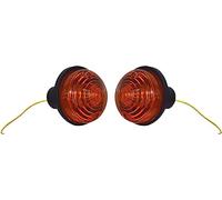 APSMOTIV Led Lighting Kit for Land Rover Defender - Compatible with Land Rover DEFENDER, 24V SIDE FLASHER LAMP KIT (Left + Right) Amber Light Front Rear LED Side Clearance Indicator Lamp