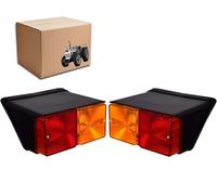 APSMOTIV Tractor Light Head Tail Lights 12V Super Bright LED Rear Combination Lamp Assembly Replacement for Case/IH, Fiat, Ford, New Holland Tractors 6610, 535, 515, 4610