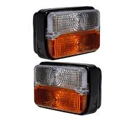 APSMOTIV Tractor Side Lights And Indicators assembly Lights Front set with bulb For Massey Ferguson Deutz Fahr Tractor Lights 1673840M91 1673841M91 1678580M91 1678840M91