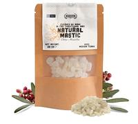 Apsogo Chios Mastiha 25g - 100% Natural Mastic Gum Tears from Greece - Medium Size - Sugar-Free, Vegan Chewing Gum, Pure Chios Mastic